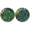 Round Genuine Black Opal Single Stone(s)