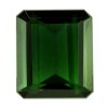 Octagon Genuine Green Tourmaline Single Stone(s)